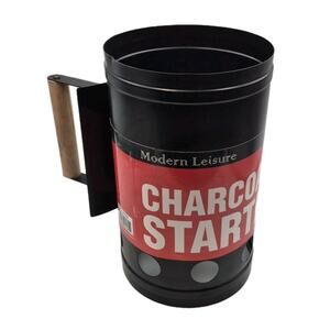 Modern Leisure Harcoal Starter Chimney Wood Handle NEW